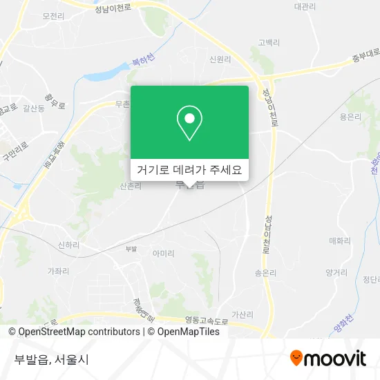 부발읍 지도