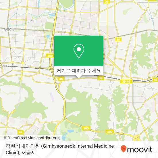 김현석내과의원 (Gimhyeonseok Internal Medicine Clinic) 지도