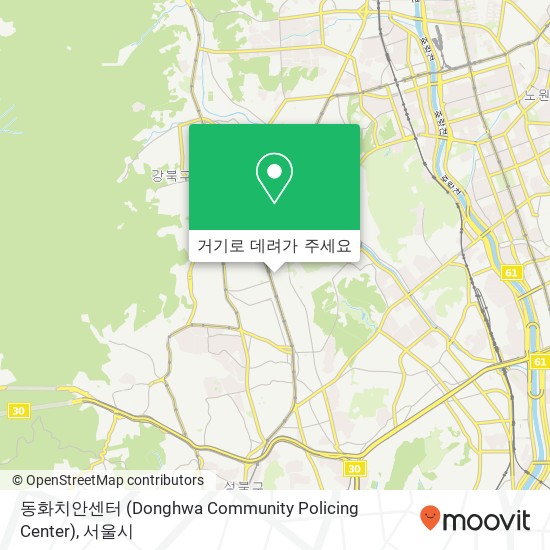 동화치안센터 (Donghwa Community Policing Center) 지도