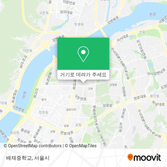 배재중학교 지도