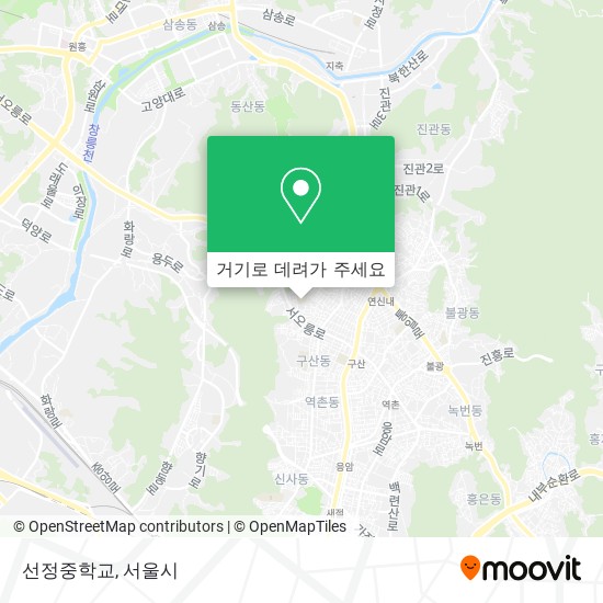 선정중학교 지도