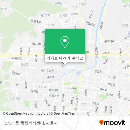 삼산1동 행정복지센터 지도