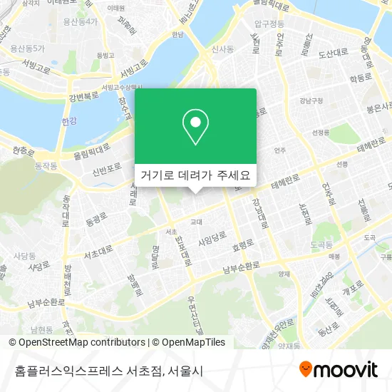 홈플러스익스프레스 서초점 지도