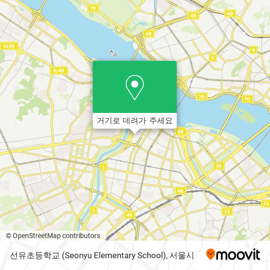 선유초등학교 (Seonyu Elementary School) 지도