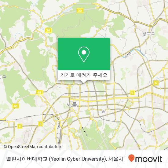 열린사이버대학교 (Yeollin Cyber University) 지도