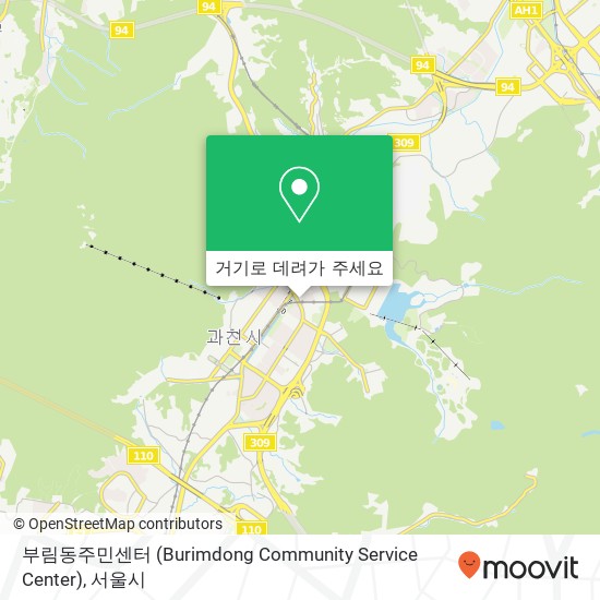 부림동주민센터 (Burimdong Community Service Center) 지도