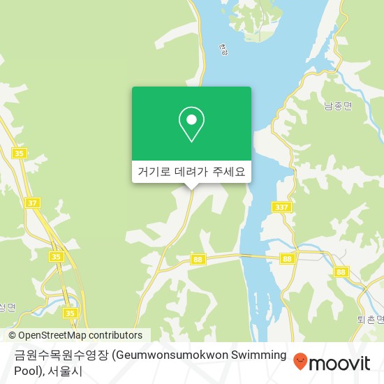 금원수목원수영장 (Geumwonsumokwon Swimming Pool) 지도
