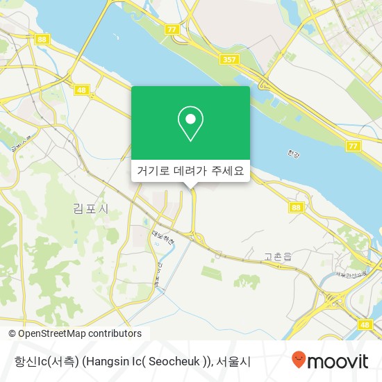 항신Ic(서측) (Hangsin Ic( Seocheuk )) 지도