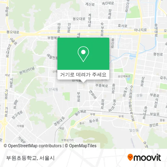 부원초등학교 지도