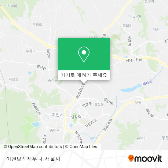 이천보석사우나 지도