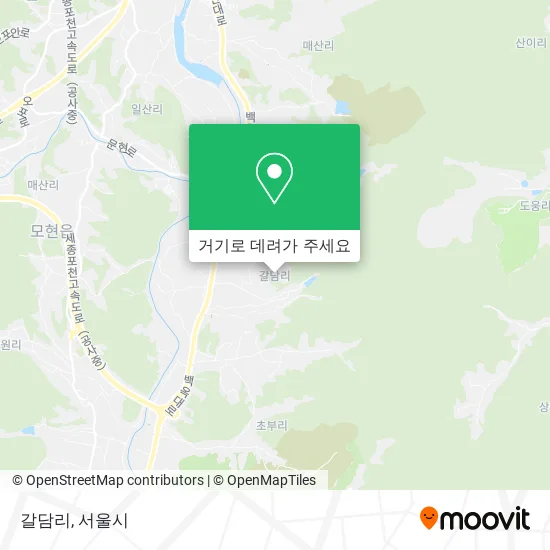 갈담리 지도