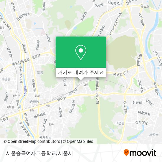 서울송곡여자고등학교 지도