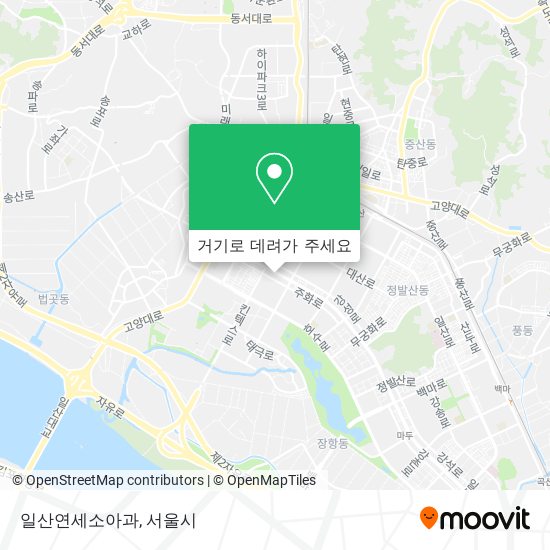 일산연세소아과 지도