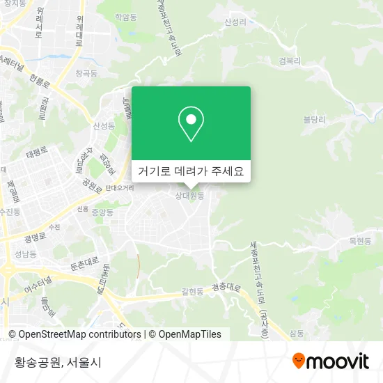 황송공원 지도