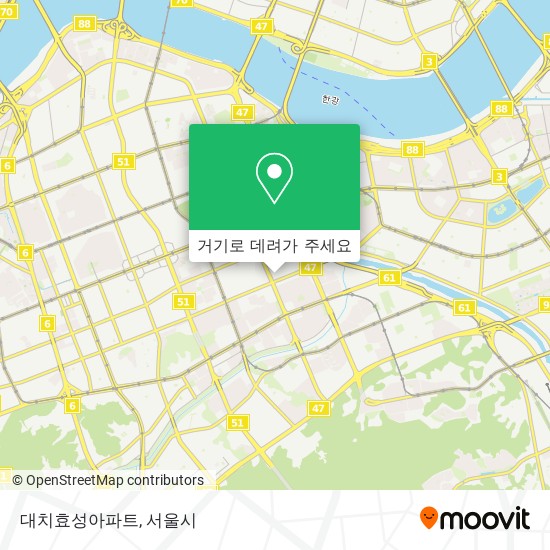 대치효성아파트 지도