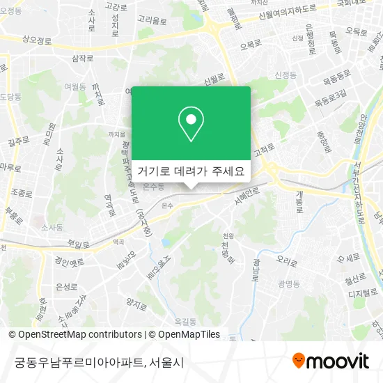 궁동우남푸르미아아파트 지도