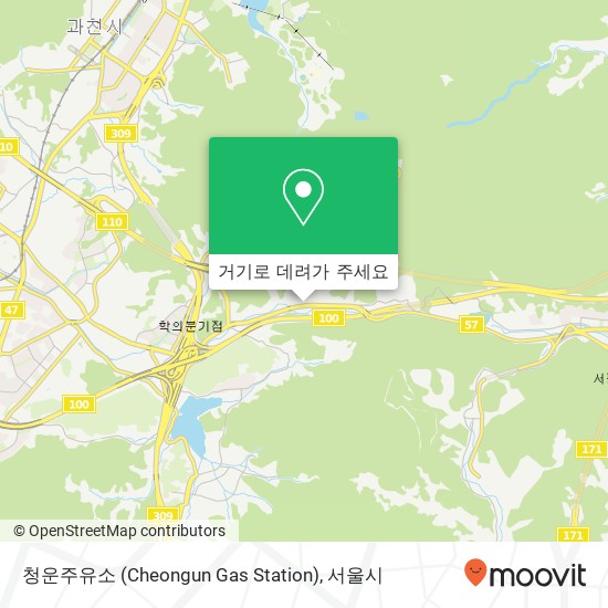 청운주유소 (Cheongun Gas Station) 지도