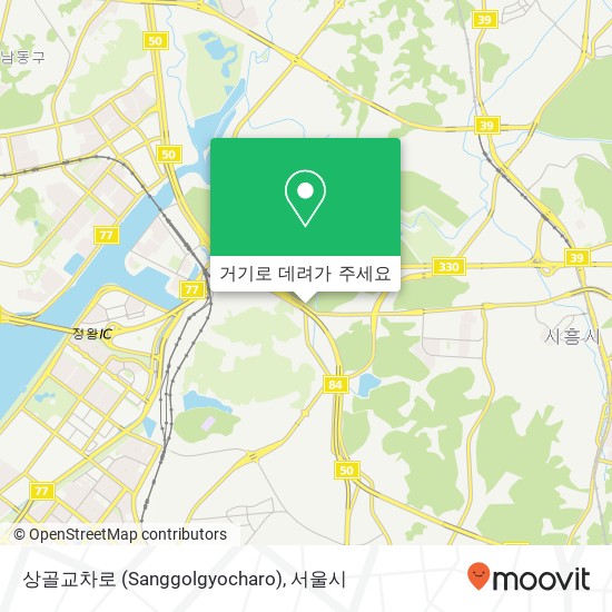 상골교차로 (Sanggolgyocharo) 지도