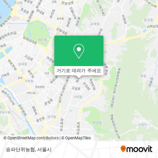송파단위농협 지도