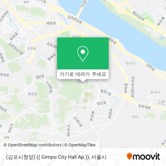 (김포시청앞) (( Gimpo City Hall Ap )) 지도