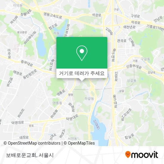 보배로운교회 지도