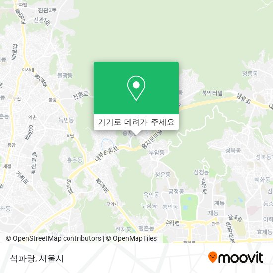 석파랑 지도