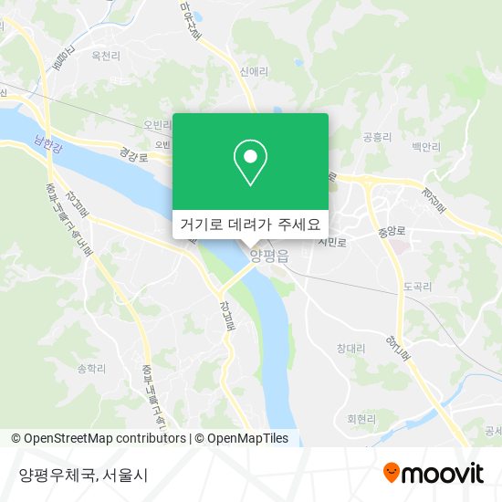 양평우체국 지도