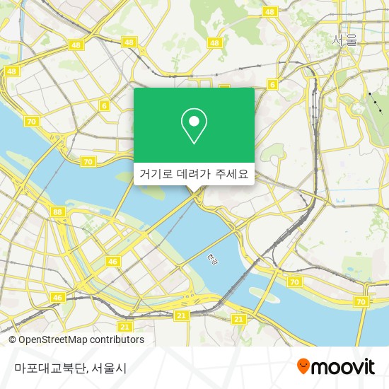 마포대교북단 지도