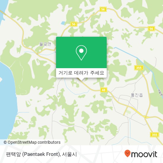 팬택앞 (Paentaek Front) 지도