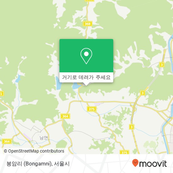 봉암리 (Bongamni) 지도