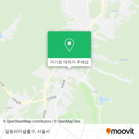 일동터미널출구 지도