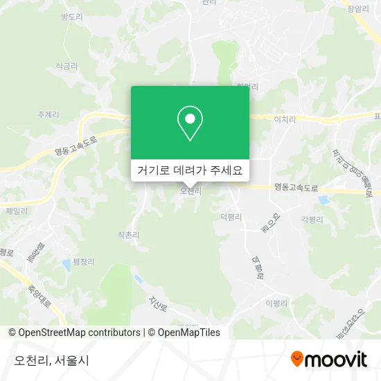 오천리 지도