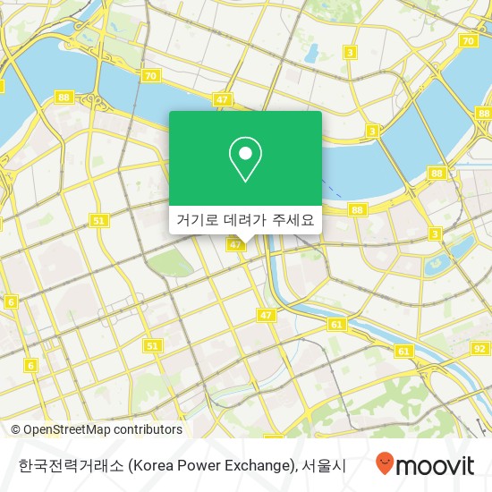 한국전력거래소 (Korea Power Exchange) 지도