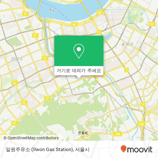 일원주유소 (Ilwon Gas Station) 지도