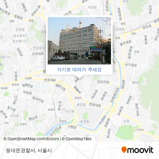 동대문경찰서 지도