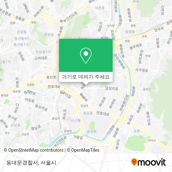 동대문경찰서 지도