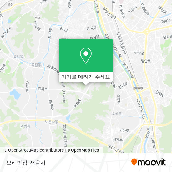 보리밥집 지도