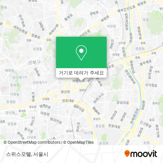 스위스모텔 지도