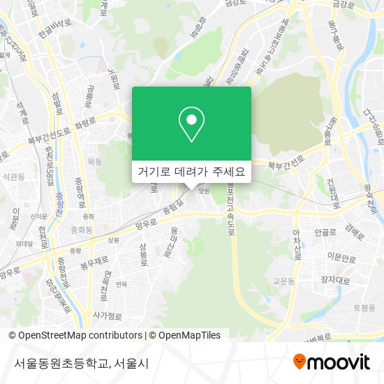서울동원초등학교 지도