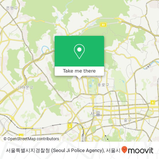 서울특별시지경찰청 (Seoul Ji Police Agency) 지도