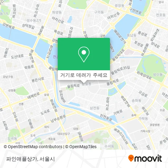 파인애플상가 지도