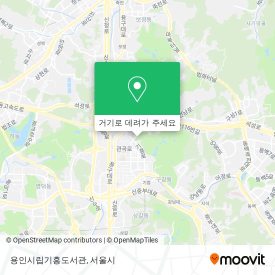 용인시립기흥도서관 지도