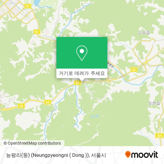 능평리(동) (Neungpyeongni ( Dong )) 지도