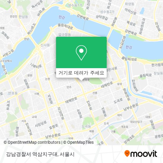 강남경찰서 역삼지구대 지도