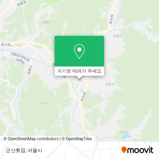 군산횟집 지도