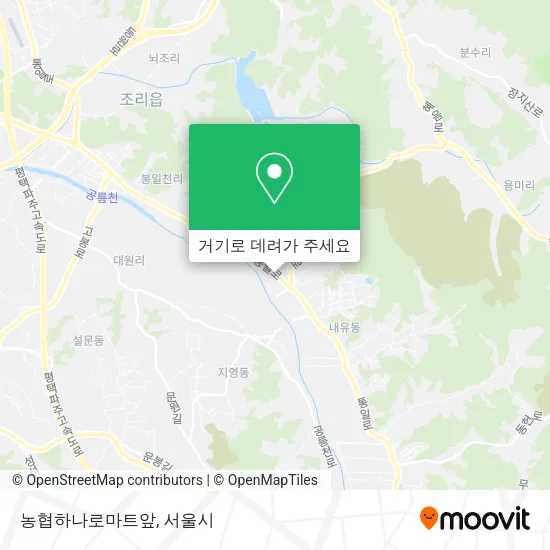 농협하나로마트앞 지도