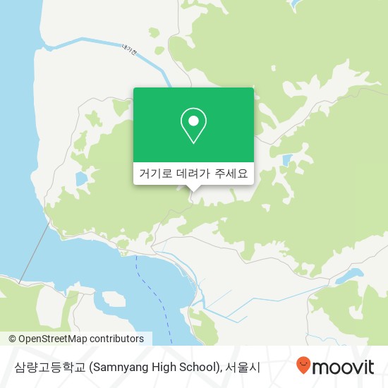 삼량고등학교 (Samnyang High School) 지도