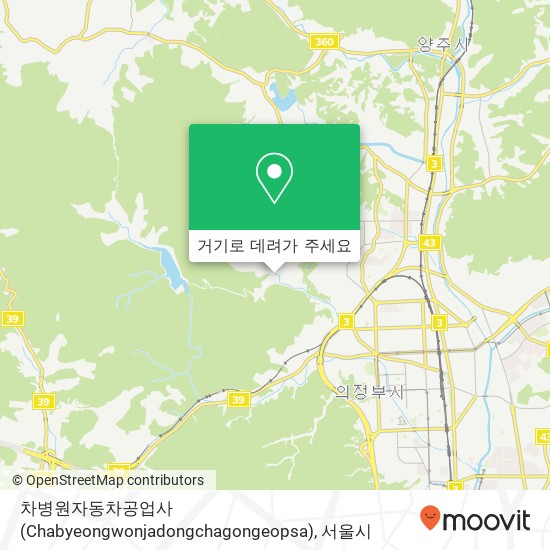 차병원자동차공업사 (Chabyeongwonjadongchagongeopsa) 지도