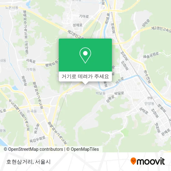 호현삼거리 지도