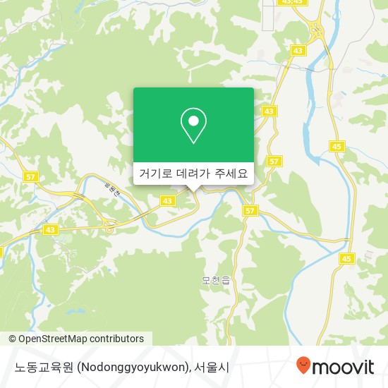 노동교육원 (Nodonggyoyukwon) 지도